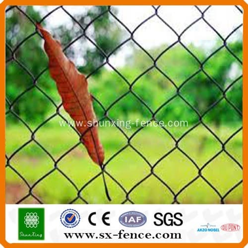 Hot dipped galvanized chain linked fence